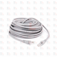 قیمت پچ کورد شبکه لگراند Cat6 UTP PVC طوسی | 30 سانتی‌متری